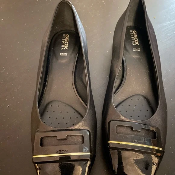 Geox Black low Heel woman’s Shoe - Picture 6 of 8